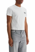A. P.C. unisex boxy t-shirt in organic cotton white short sleeves White