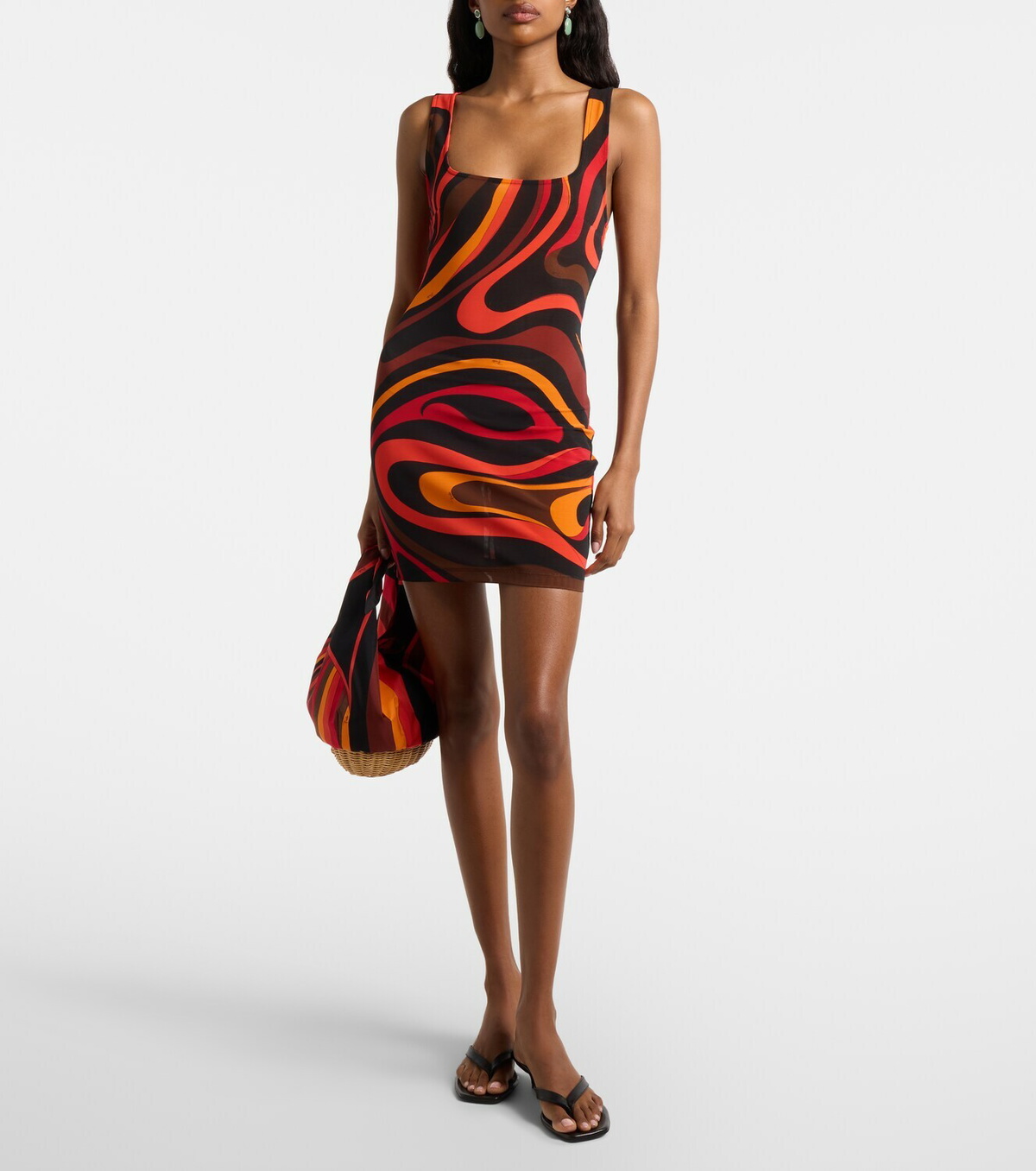 Pucci Marmo draped minidress