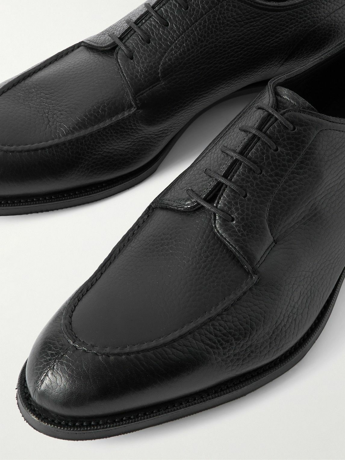 Edward Green - Dover Full-Grain Leather Derby Shoes - Black