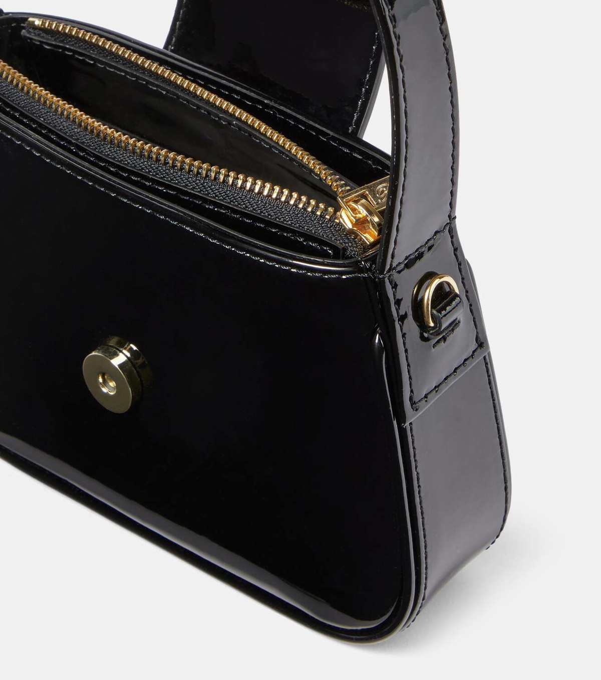 Blumarine Small patent leather shoulder bag