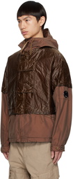 C.P. Company Brown Hooded Jacket