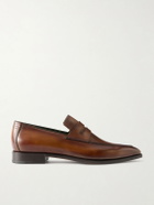 Berluti - Andy Demesure Venezia Leather Loafers - Brown