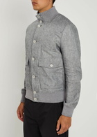 Dolce & Gabbana Linen Blazer Grey