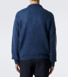 Auralee Mohair and wool polo sweater