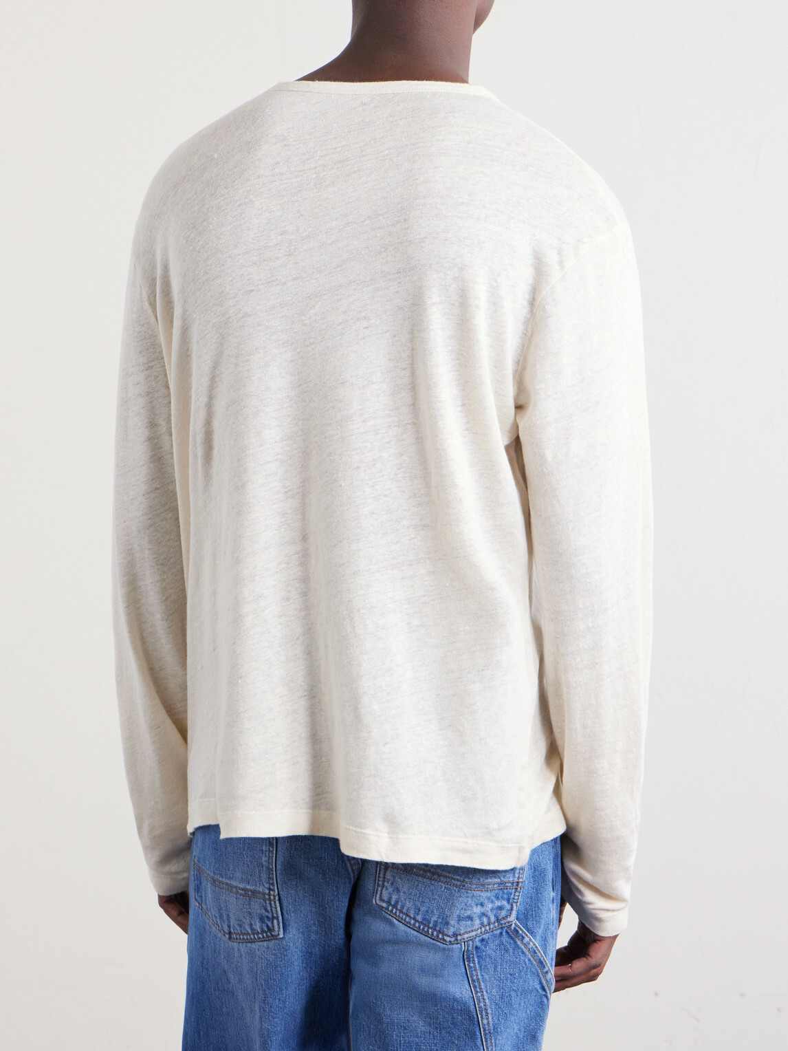 Hartford - Linen-Jersey T-Shirt - Neutrals