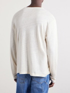 Hartford - Linen-Jersey T-Shirt - Neutrals