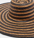 Poupette St Barth Angel striped sun hat