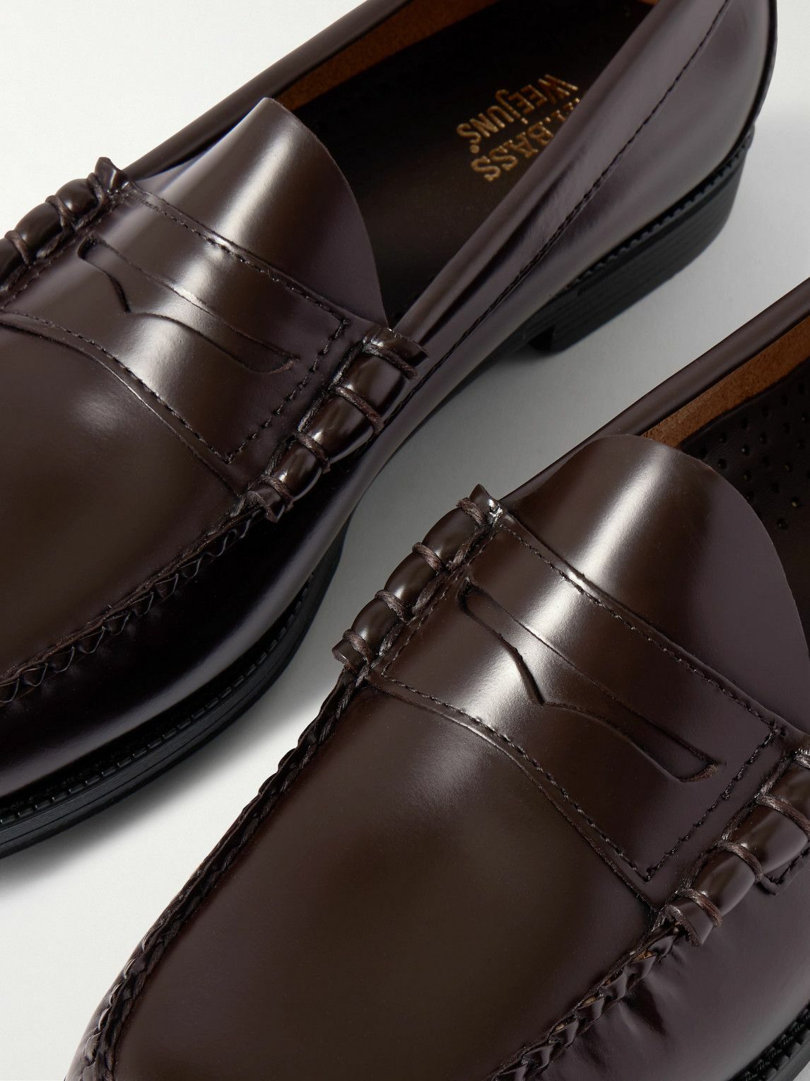 G.H. BASS - Easy Weejuns Larson Leather Penny Loafers - Brown