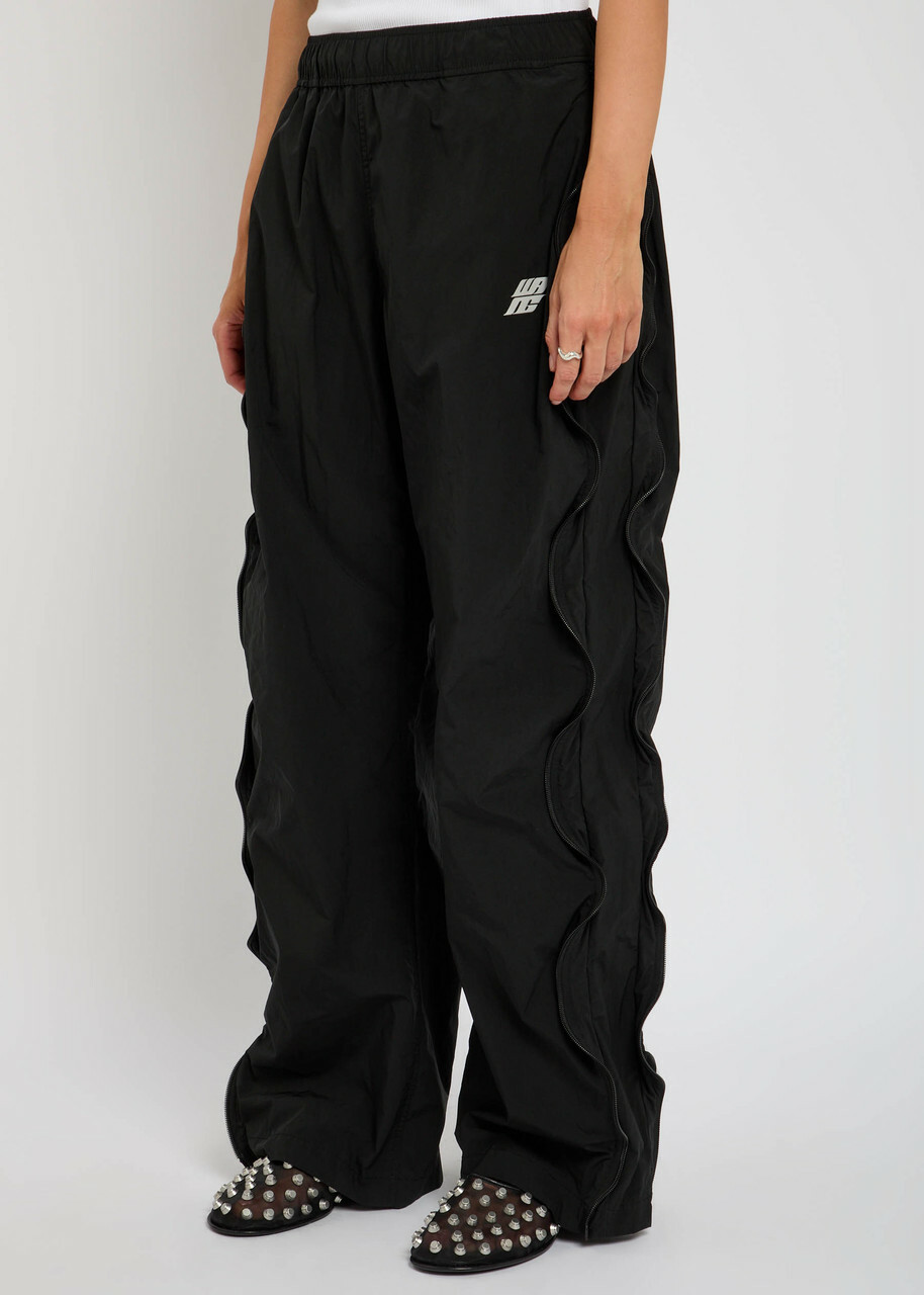 Alexanderwang.t Zip Shell Track Pants Black