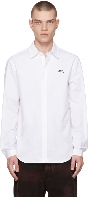 Photo: A-COLD-WALL* White Embroidered Shirt