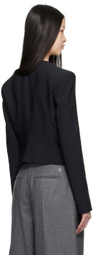 The Attico Black Zip jacket