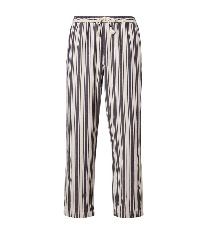 Photo: Orlebar Brown Sonoran striped cotton straight pants