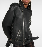 Dolce&Gabbana - Embellished leather jacket