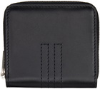 Rick Owens Black Zipped Wallet