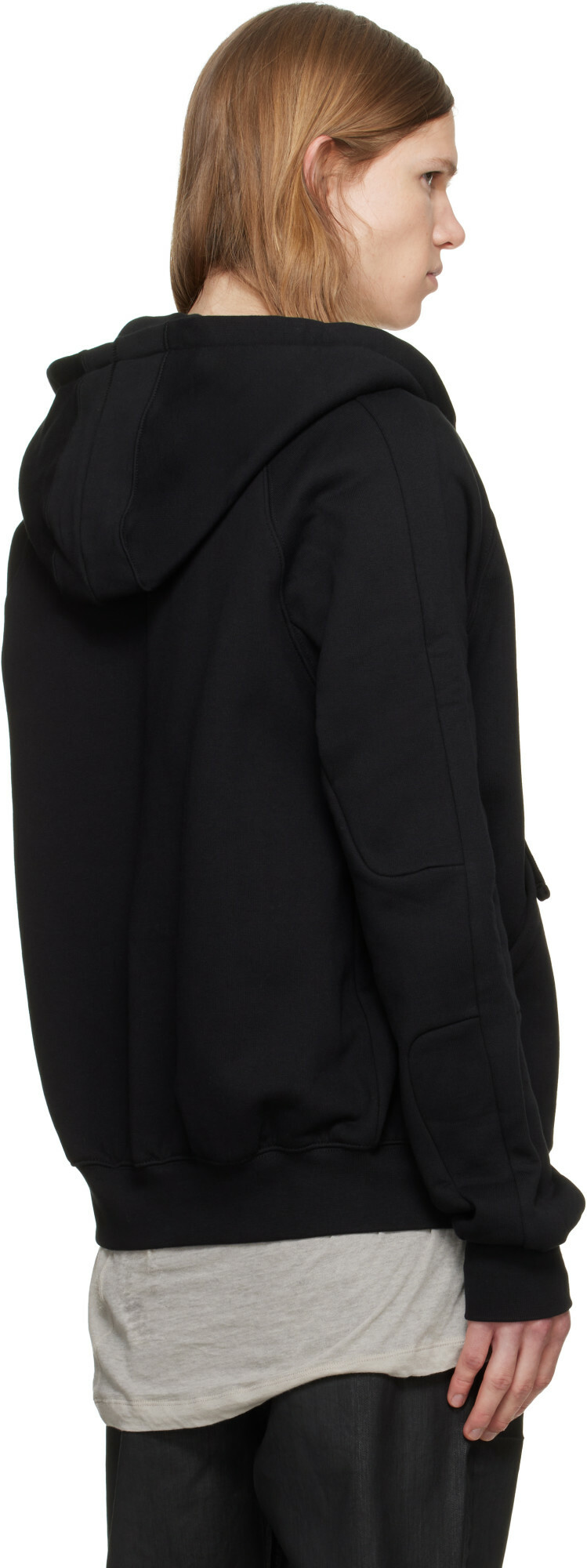 thom/krom Black MSJ 711 Hoodie