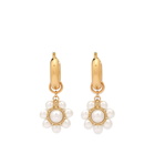 Shrimps Women's Dale Earrings in Gold/Cream