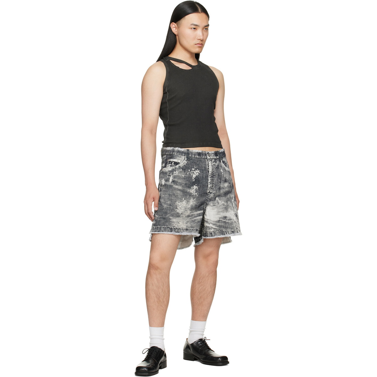 CAMPERLAB Black Ribbed Tank Top