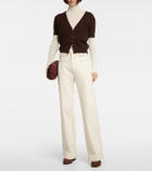 Gianvito Rossi - Suede loafer pumps