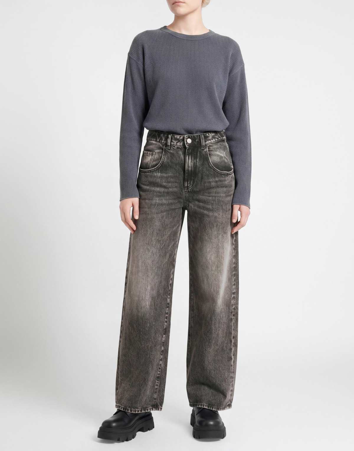 Icon Denim Womens Jeans Charcoal