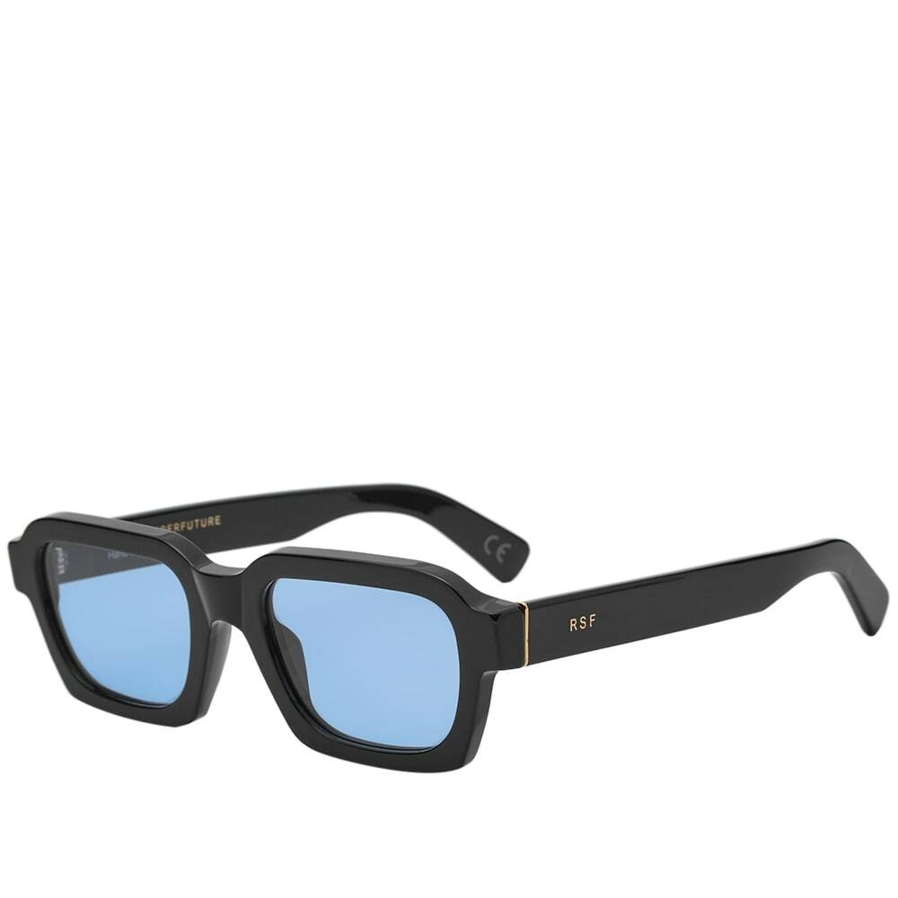 Photo: SUPER Caro Sunglasses in Black/Blue