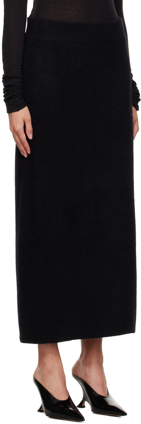 Birrot Black H Midi Skirt