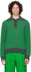 Bottega Veneta Green Jumper Polo