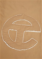 Logo Throw Blanket in Brown