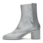 Maison Margiela Silver Metallic Tabi Boots