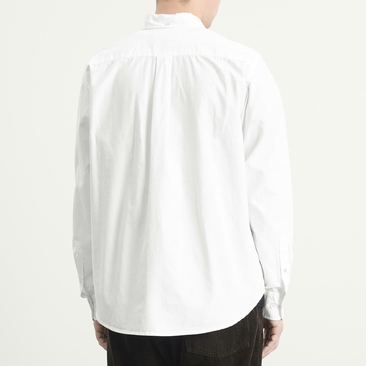 Foret Men's Flag Oxford Shirt in White