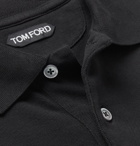 TOM FORD - Slim-Fit Cotton-Piqué Polo Shirt - Black