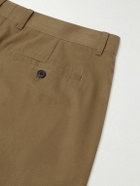 The Row - Belamy Straight-Leg Pleated Cotton and Cashmere-Blend GabardineTrousers - Neutrals