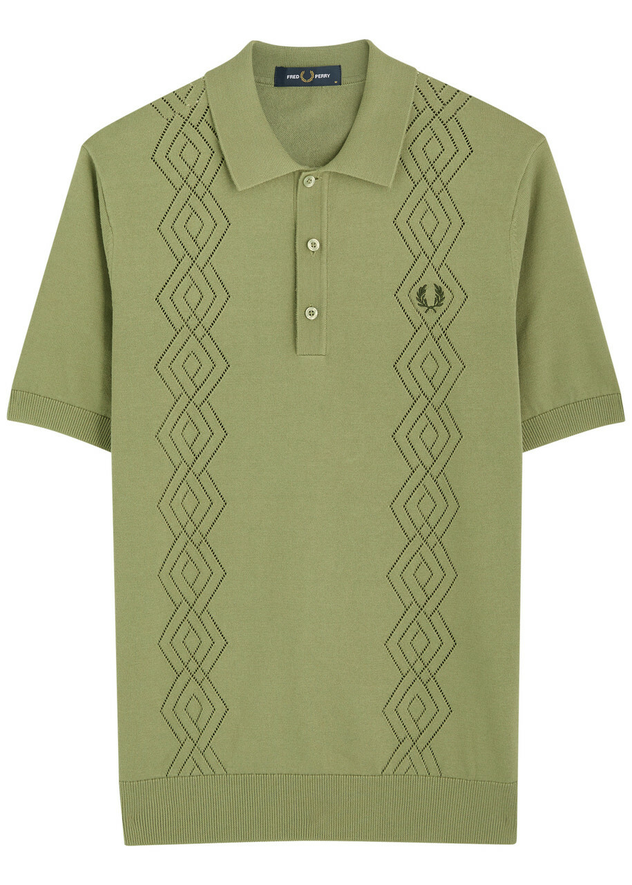トップス FRED PERRY Noon Goons Printed Polo Shirt Fred Perry Men's x Noon Goons Printed Polo Shirt in Soft