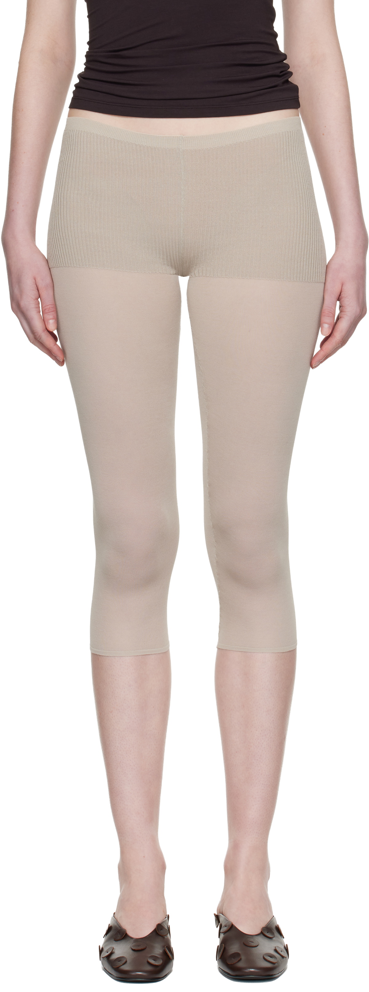 Paloma Wool Beige Meleta Leggings