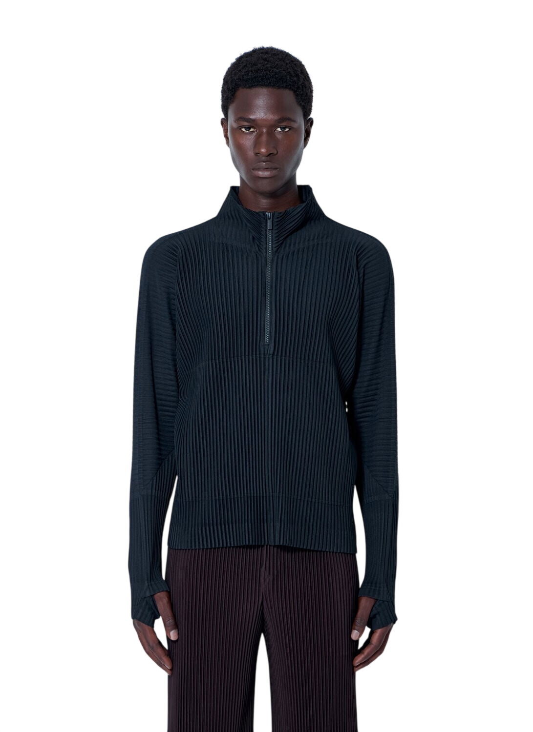 HOMME PLISSÉ ISSEY MIYAKE Black Pleats Tie Homme Plisse Issey Miyake