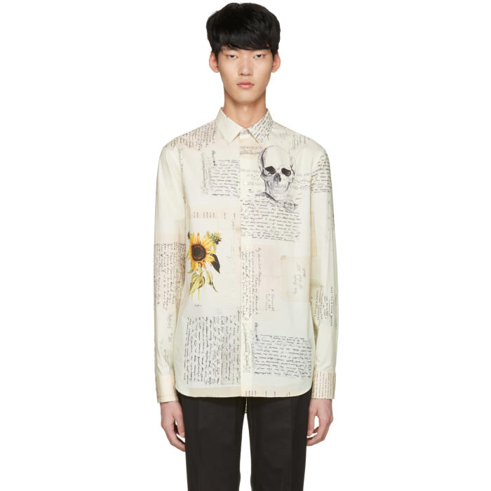 Photo: Alexander McQueen Off-White Letters From India Shirt