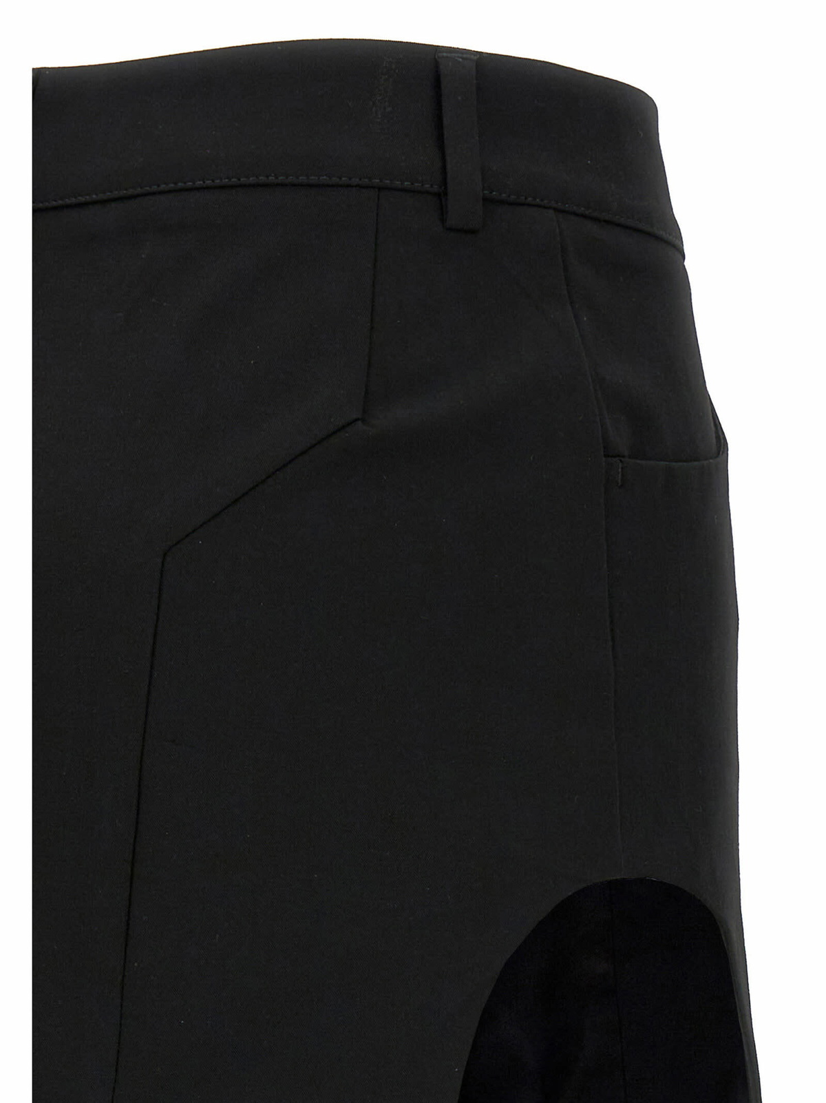 HERON PRESTON Gabardine Cut Out Skirt