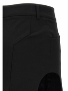 HERON PRESTON Gabardine Cut Out Skirt
