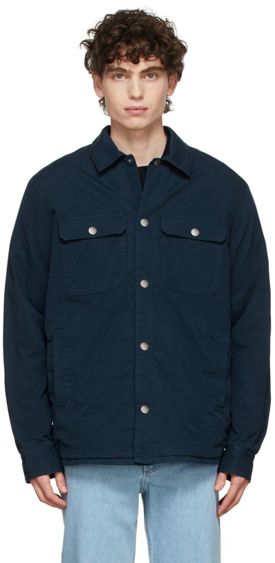 Photo: A.P.C. Navy Alex Jacket