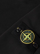 Stone Island - Logo-Appliquéd Cotton-Jersey Sweatshirt - Black