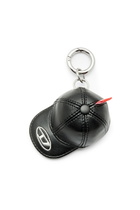 Diesel Baseball hat charm with Oval D embroidery - Charms and Keyrings - Unisex - Black