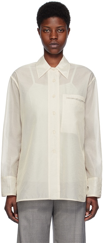 Photo: LOW CLASSIC Off-White Pocket Shirt