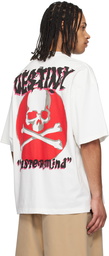 mastermind JAPAN White Boxy 'Destiny' T-shirt