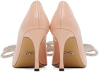 MACH & MACH Pink Double Bow Patent Leather 95 Heels