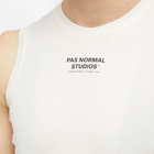 Pas Normal Studios Men's Mid Weight Sleeveless Base Layer in Off White