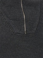THEORY - Half-zip Wool Blend Knit Sweater