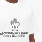 Moncler Men's Genius Centre Logo T-Shirt in White