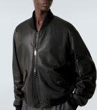 Dolce&Gabbana Leather bomber jacket