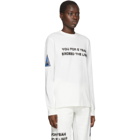 adidas Originals by Alexander Wang White You For E Yeah Exceed The Limit Long Sleeve T-Shirt