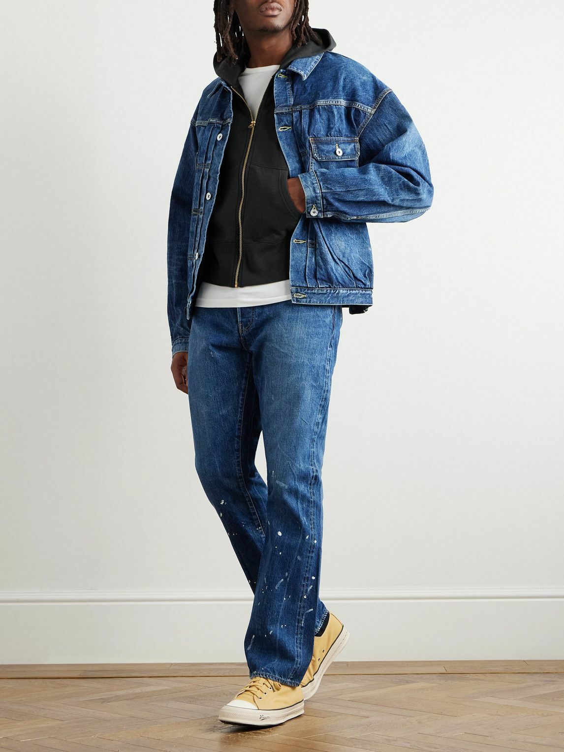 Visvim - Cotton and Cashmere-Blend Jersey Zip-Up Hoodie - Black Visvim