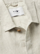 NN07 - Oscar Linen Overshirt - Neutrals